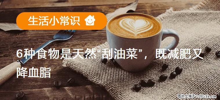 【生活小常识】6种食物是天然“刮油菜”，既减肥又降血脂 - 惠州生活资讯 - 惠州28生活网 huizhou.28life.com